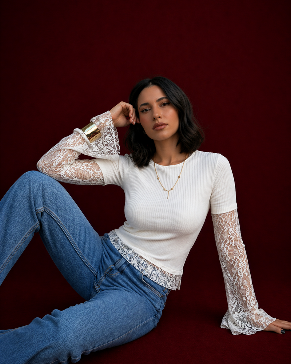 Lace Whisper Top