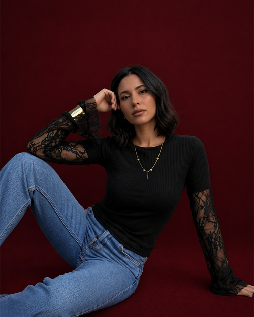 Lace Whisper Top