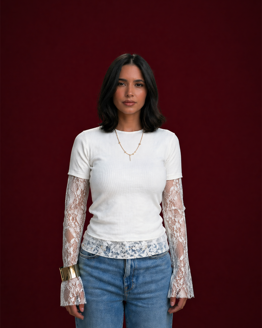 Lace Whisper Top