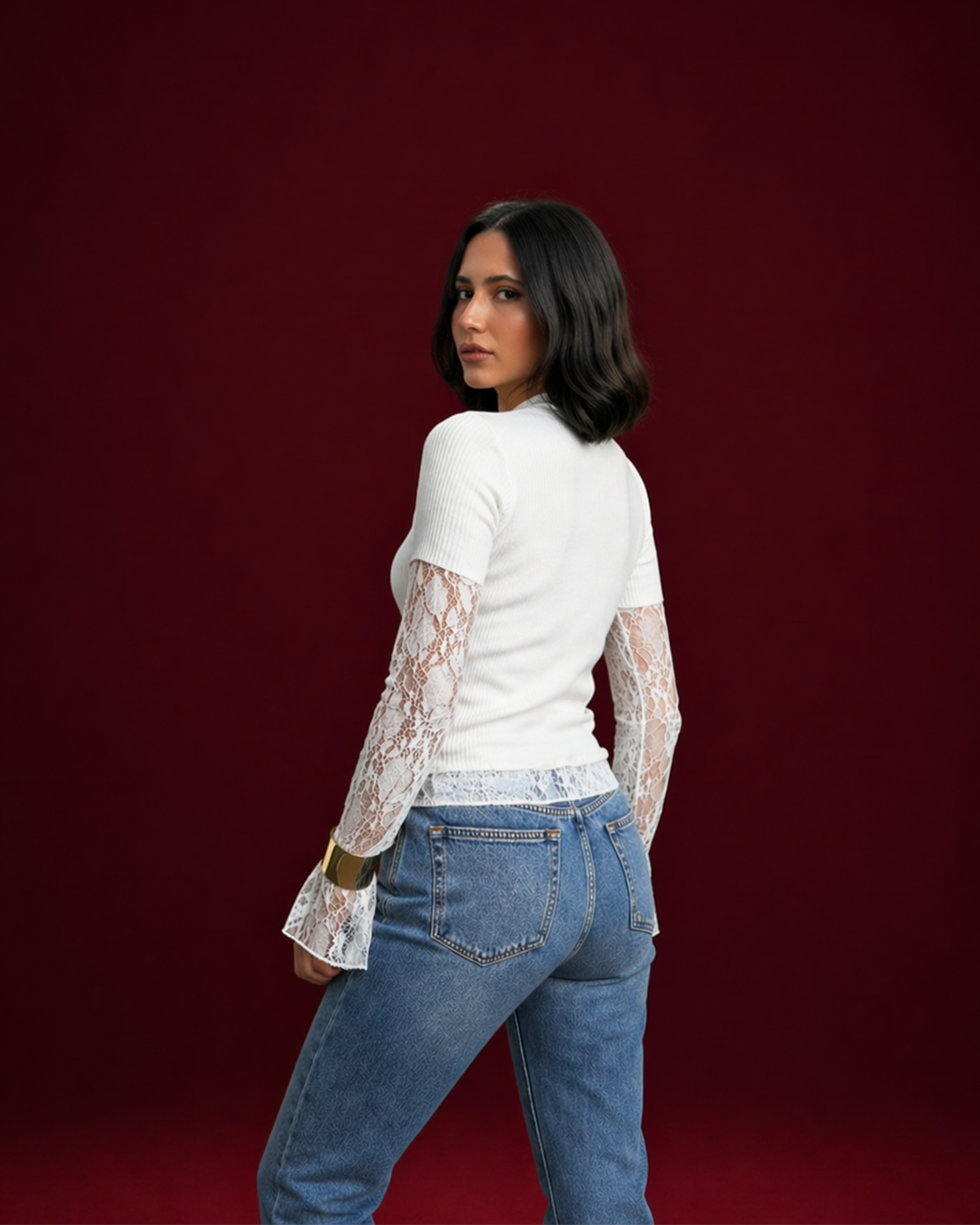 Lace Whisper Top