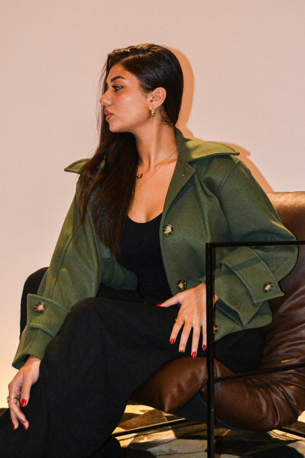 Aura Olive Jacket